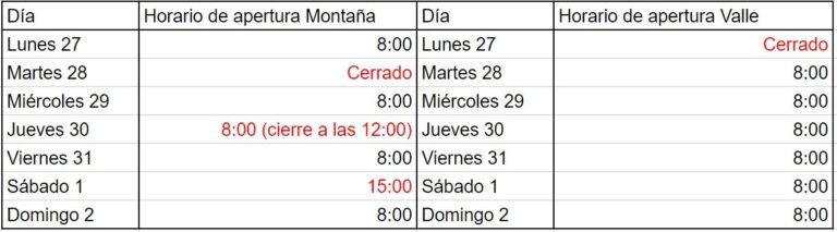 horario-semana-5-de-mayo-2024